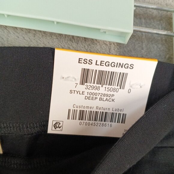 NWT $44 Style&Co Holiday Rhinestone Frost Leggings Size PS Mid-rise Black - Picture 6 of 12